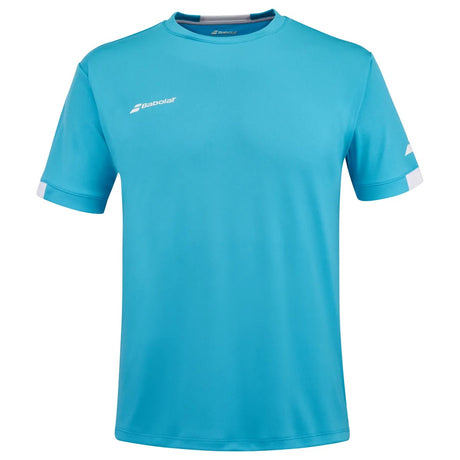 Play Crew Neck Tee Men Cyan Blue 2025